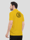 Custom Yellow Collar Tshirt for Men Spun Matte - Image 3