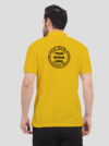 Custom Yellow Collar Tshirt for Men Spun Matte - Image 5