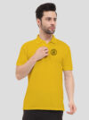 Custom Yellow Collar Tshirt for Men Spun Matte - Image 4