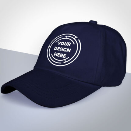 Customized Cap Cotton Navy Blue