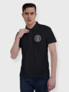 Black Drifit Custom Printed Polo T shirt