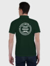 Bottle Green Drifit Custom Printed Polo T shirt