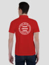 Red Drifit Custom polo tshirt