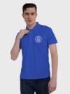 Royal Blue Drifit Custom Printed Polo T shirt