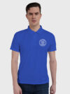 Royal Blue Drifit Custom Printed Polo T shirt