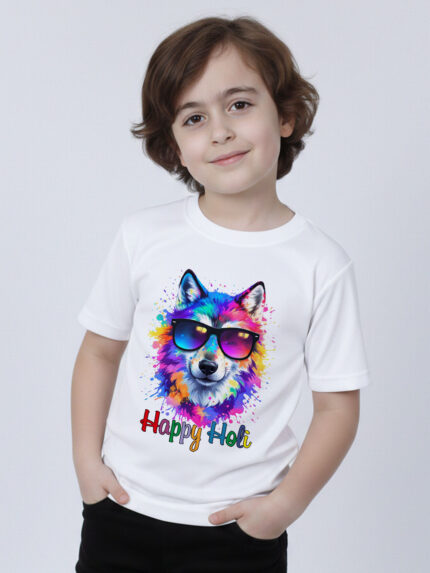 Unique Holi Kid’s T-Shirt | Indrajeet Print