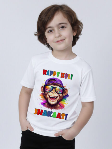 Jhakaas Holi Kid’s T-Shirt | Indrajeet Print