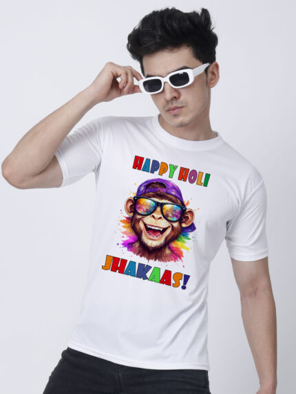 Jhakaas Holi Men’s T-Shirt | Indrajeet Print