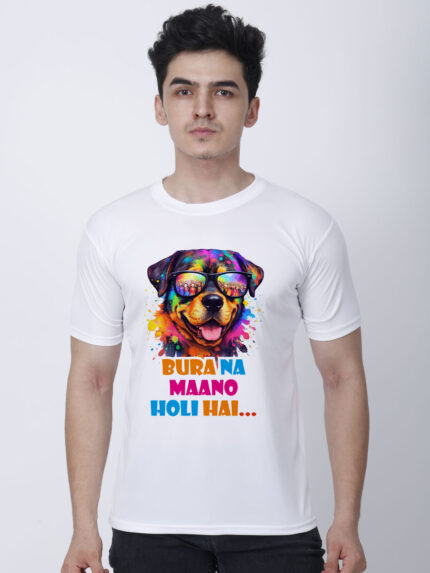 Bura Na Maano Holi Hai Men’s T-Shirt | Indrajeet Print