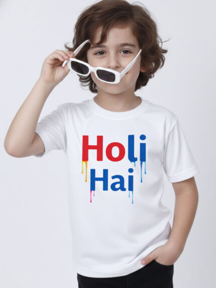 Holi Hai Kid’s T-Shirt | Indrajeet Print