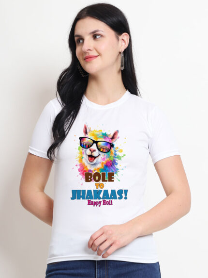 Funny Holi Women’s T-Shirt | Indrajeet Print