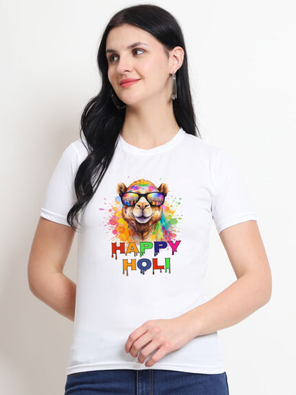 Funny Holi Women’s T-Shirt | Indrajeet Print
