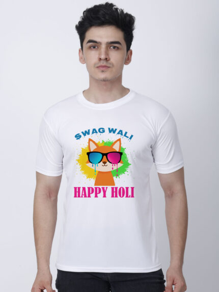 Swag Wali Holi Men’s T-Shirt | Indrajeet Print
