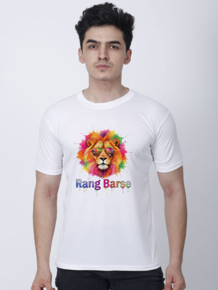 Rang Barse Holi Special Men’s T-Shirt | Indrajeet Print