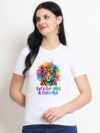 Let's Get Wild Holi Women's T-Shirt | Indrajeet Print
