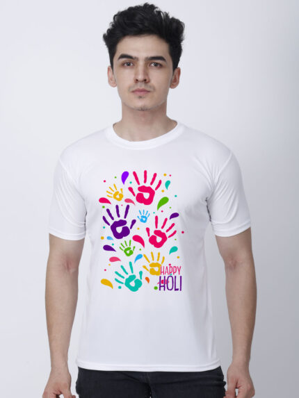 Holi Men’s T-Shirt | Indrajeet Print