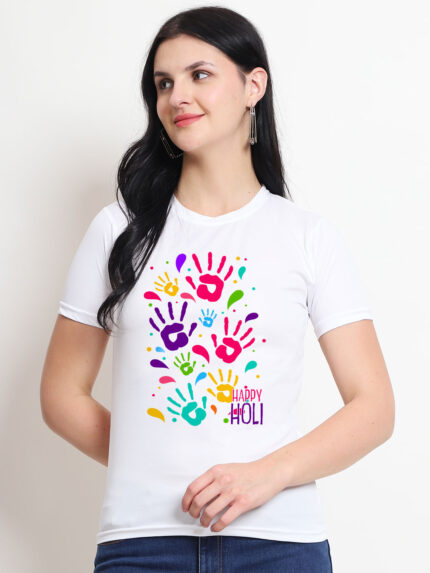 Holi Women’s T-Shirt | Indrajeet Print