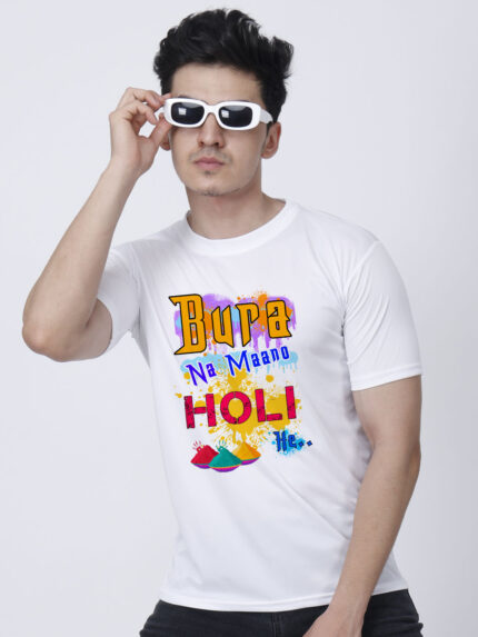 Bura Na Maano Holi Hai Men’s T-Shirt | Indrajeet Print