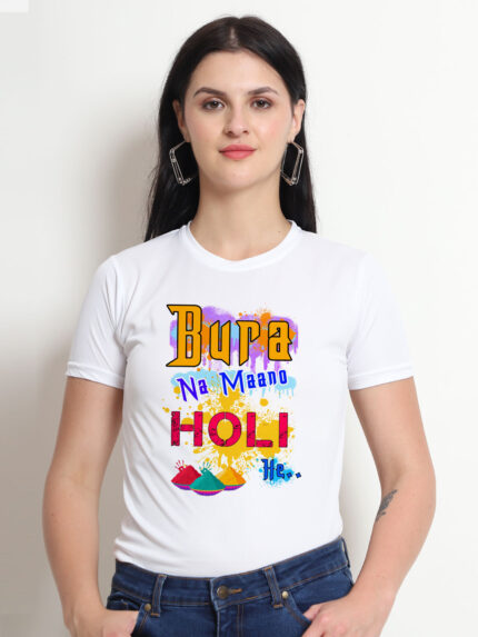 Bura Na Maano Holi Hai Women’s T-Shirt | Indrajeet Print