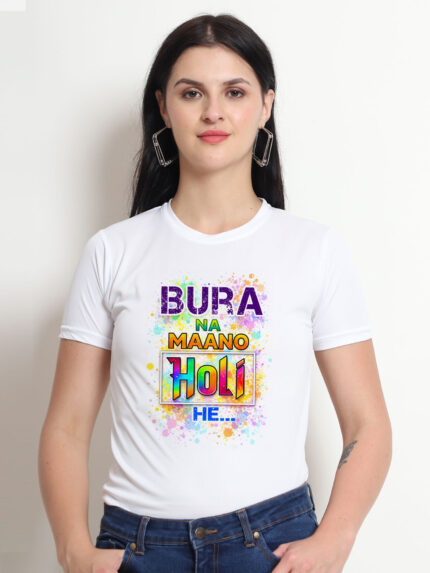 Bura Na Maano Holi Hai Women’s T-Shirt | Indrajeet Print