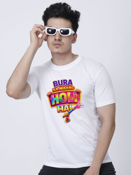 Bura Na Maano Holi Hai Men’s T-Shirt | Indrajeet Print