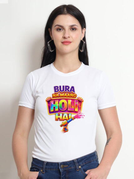 Bura Na Maano Holi Hai Women’s T-Shirt | Indrajeet Print