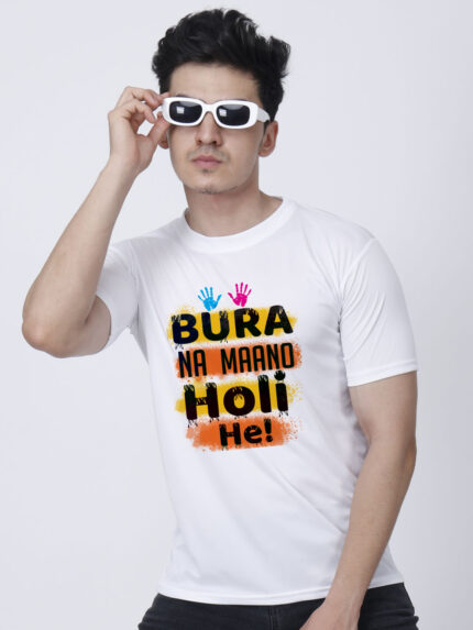 Bura Na Maano Holi Hai Men’s T-Shirt | Indrajeet Print