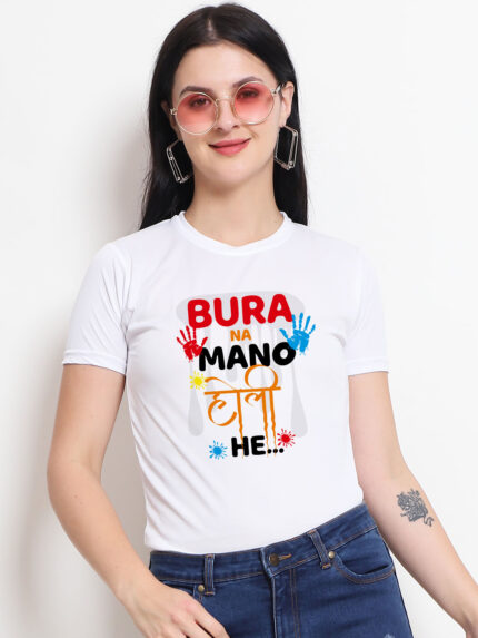 Bura Na Maano Holi Hai Special Women’s T-Shirt | Indrajeet Print