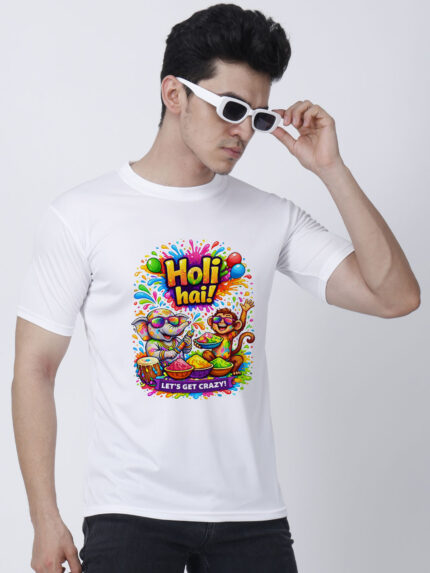 Funny Holi Men’s T-Shirt | Indrajeet Print