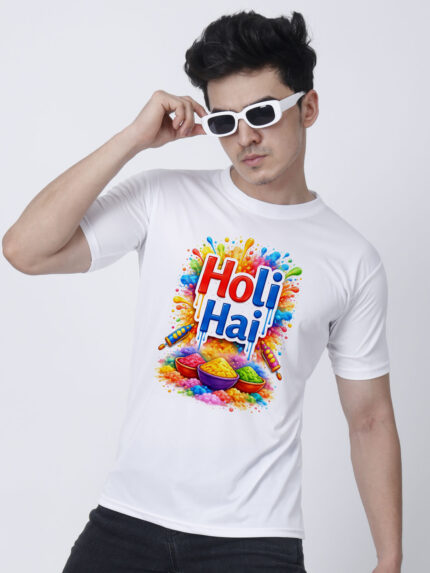 Holi Hai Men’s T-Shirt | Indrajeet Print