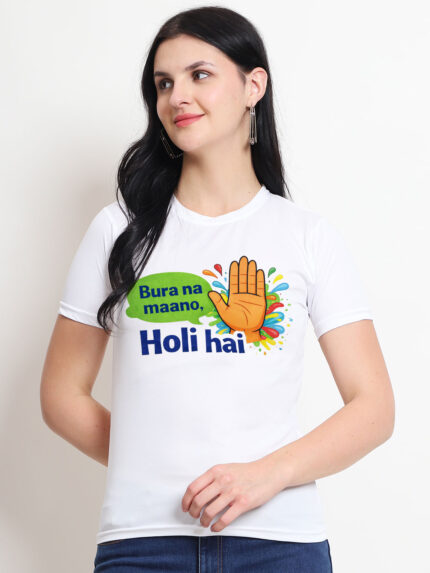 Bura Na Maano Holi Hai Women’s T-Shirt | Indrajeet Print