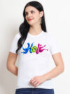 Holi Women's T-Shirt | Indrajeet Print