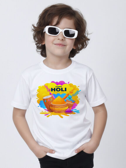 Special for Holi Kid’s T-Shirt | Indrajeet Print