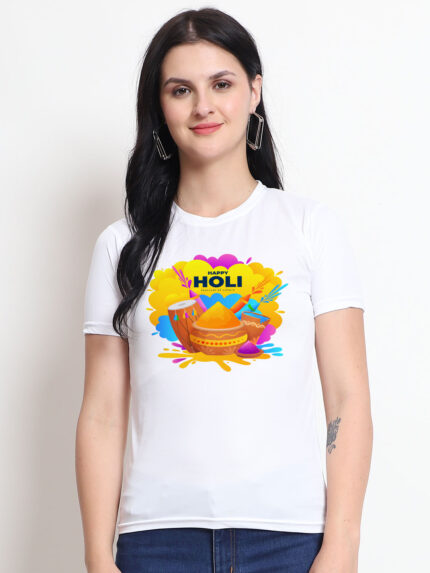 Special for Holi Women’s T-Shirt | Indrajeet Print