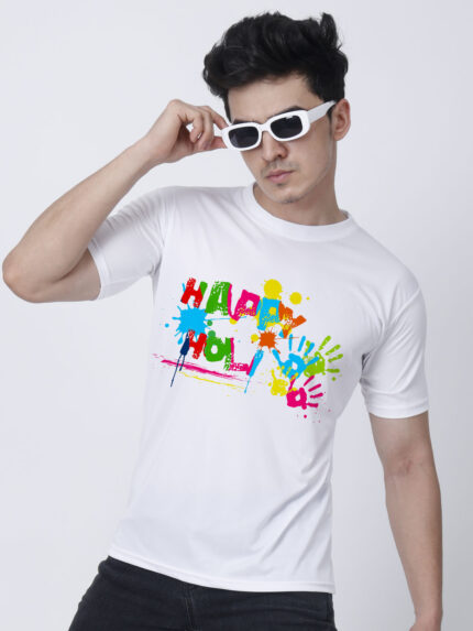 Stylish Holi Men’s T-Shirt | Indrajeet Print