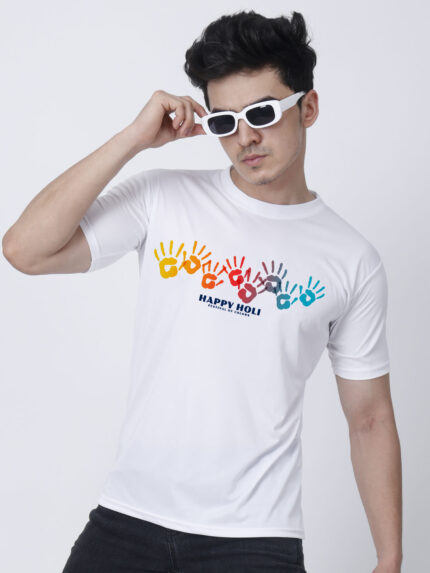 Lot’s of Colourful Hand Holi Men’s T-Shirt | Indrajeet Print