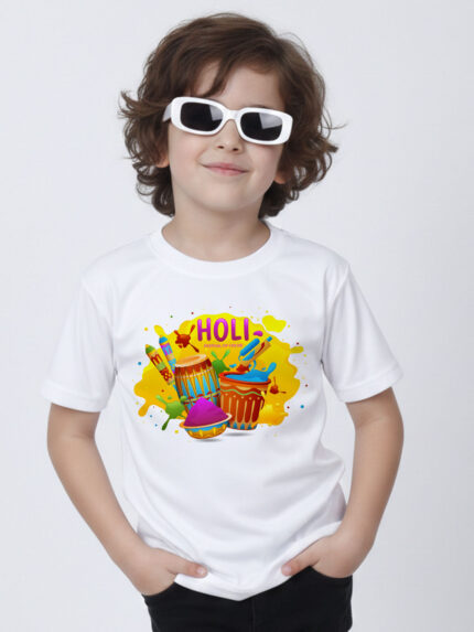 Holi Kid’s T-Shirt | Indrajeet Print