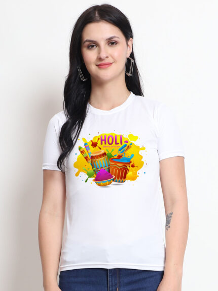 Holi Women’s T-Shirt | Indrajeet Print