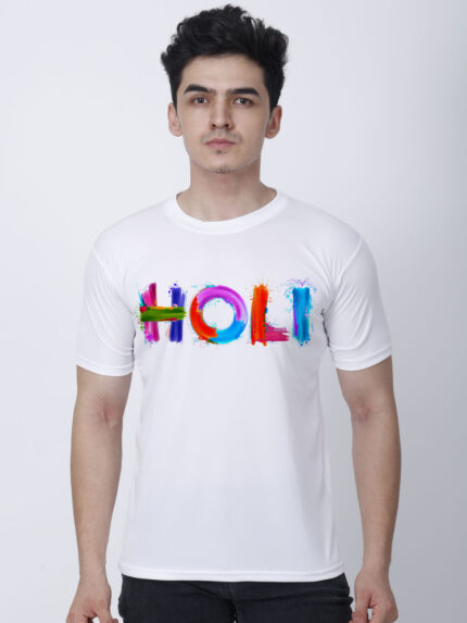 Holi Men’s T-Shirt | Indrajeet Print