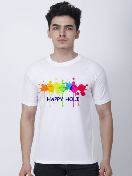 Holi Men’s T-Shirt | Indrajeet Print